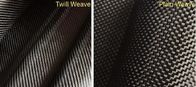 roupa da fibra do carbono do Weave 200g liso, pano de Prepreg da isolação térmica