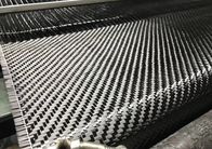 os materiais de construção da fibra do carbono do Weave de sarja 6K rolam o impacto - resistente