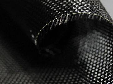 Weave liso 320g da tela da fibra do carbono de  T700 6K