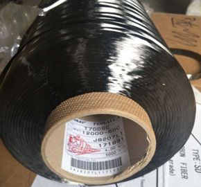 A resistência alta 5000 da fadiga da fibra do carbono de  12K do módulo mede o comprimento